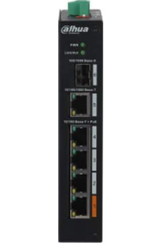 Dahua PFS3106 4ET 60 V2 4FE POE Port 4xPoe 60 W 1GE Uplink 1XSF Swich