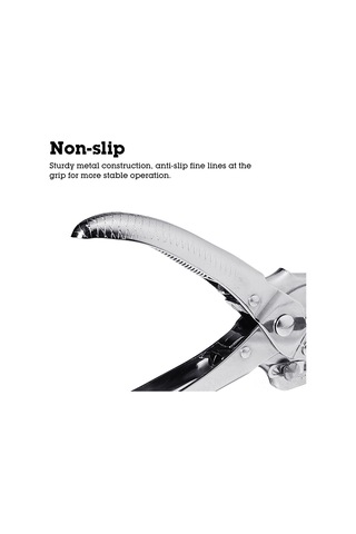 Skycity Çelik Göz Delme Aleti 3mm Kalınlığa Kadar 5mm Delik Çapı 100 Adet Göz İçi İle Kemer Deri Kesici Gümüş