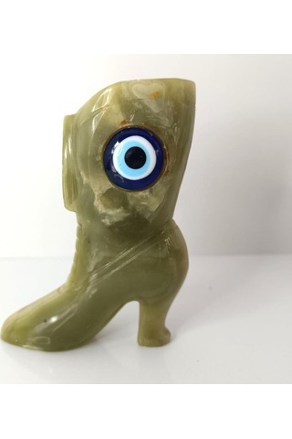Oniks Taşı Onix Biblo Çizme Cam Nazar Bancuğu Kötü Göz Kovucu Masa Süsü