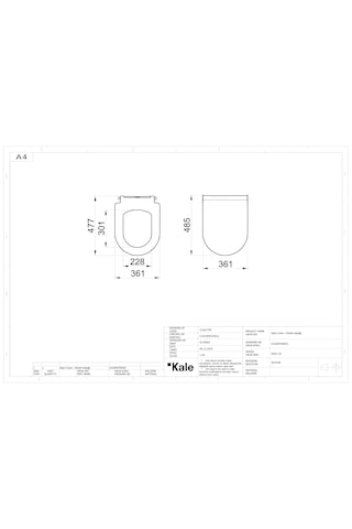 Kale İdea 2.0 Ultra Slim Klozet Kapağı