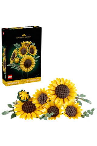 LEGO® Botanicals Ayçiçeği Buketi 11502 - Yetişkinler için 6 Ayçiçeği İçeren Dekoratif Model Yapım Seti (686 Parça)