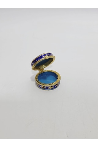 Antika Cloisonne Minyatür Kutu 4,4x2,5cm 076
