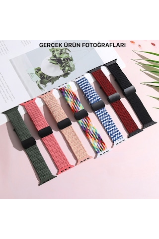 Novstrap Apple Uyumlu Watch İle 42 44 45 49 MM Seri 4 5 6 7 8 9 Se Ultra Kordon Flexible Magnet Toka