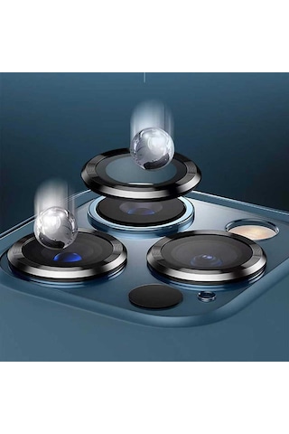 Go Des Apple Uyumlu iPhone 14 Plus Go Des Eagle Kamera Lens Koruyucu ZORE-273688 Siyah
