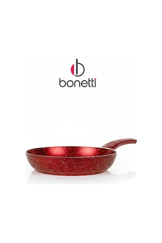 Bonetti Granit Tava - 20 Cm Kırmızı Kırmızı