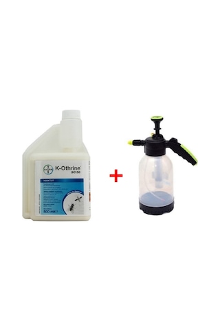 Bayer K-othrine Sc 50 Haşere 500 ML + Pompası Şeffaf