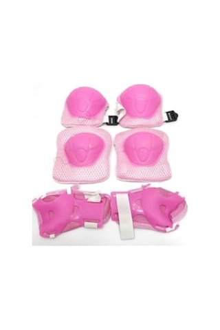 Koruyucu Set, Dizlik Ve Dirseklik İle 6 Parça Pembe Renk Seçeneğiyle