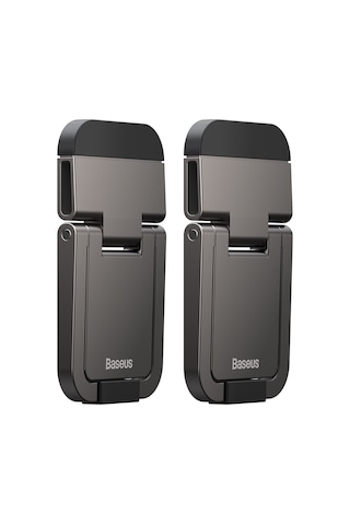 Baseus 2 Adet İnce Dizüstü Bilgisayar Kickstand Masaüstü Dizüstü Isı Dağılımı Standı Tutucu - Koyu Gri