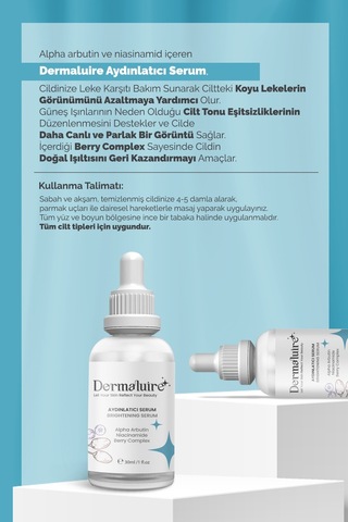 Dermaluire Aydınlatıcı Serum 30 ML