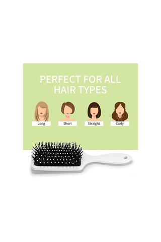 Geeroyoo Saç Masaj Fırçası: Esnek Tabanlı, Statik Önleyici, Kuru Ve Islak Saçlar İçin İdeal, Kolay Temizlenebilir, Hediye Seçeneği.