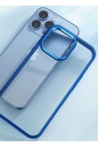 Apple Uyumlu iPhone 12 Pro Kılıf Zore Krom Kapak (534881063)