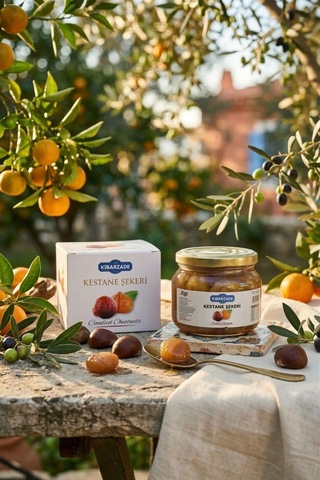 Kestane Şekeri - Şerbetli Kavanoz - 450 Gr