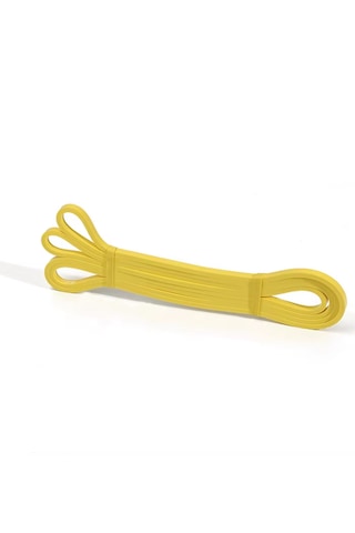 208 Cm Pilates Jimnastik Lastiği Egzersiz Yoga Direnç Bandı X-hafif - Sarı 2080x6.4x0.45 Mm