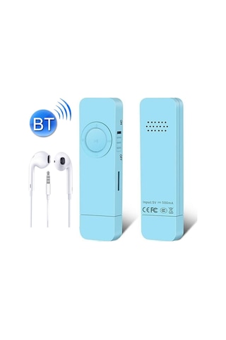 5014mp Şarjlı Mp3 Çalar Bluetooth Lu Müzik Player Mini Mp3 Stick Hafıza Kartı Girişli 16gb Tf Kart