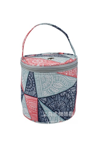 Yaozixa Mavi Geometrik Desenli Yün Çanta, Ev İçi Örgü Gereçleri Depolama, Taşınabilir Ve Dayanıklı Evcil Depolama Çantası Diğer