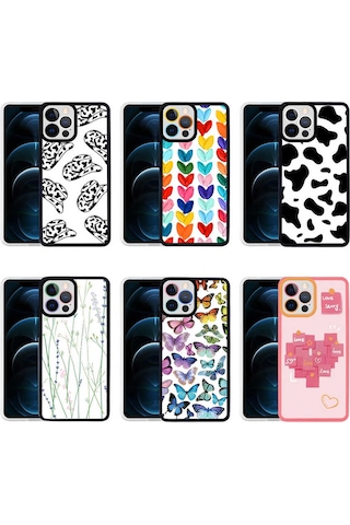 Apple Uyumlu iPhone 13 Pro Max Uyumlu Zore M-fit Desenli Kılıf-love Story No2 Love Story No2 -