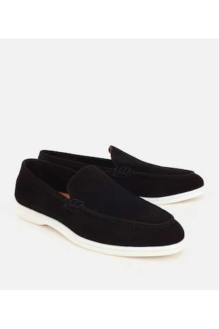Hotiç Erkek Süet Deri Siyah Hafif Tabanlı Günlük Loafer 02ayh328500a100 02ayh328500a100