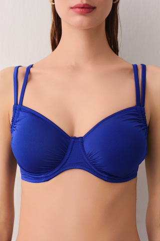 Suwen Balenli Körüklü Toparlayıcı Bikini Üst Sbn25940c982 Saks