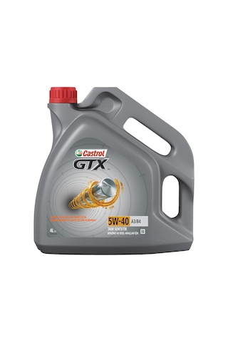 Castrol GTX 5W-40 A3/B4 Tam Sentetik Motor Yağı 4 L