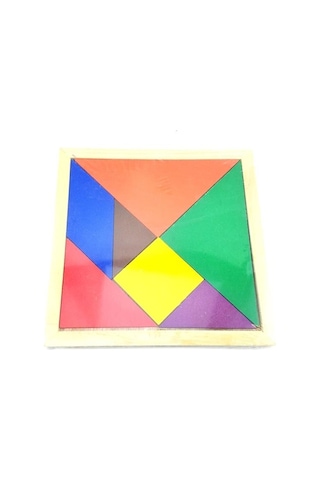 Ahşap Tangram 16x16cm