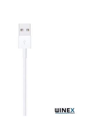 Winex 3A Usba To Lightning Data Ve Şarj Kablosu Beyaz