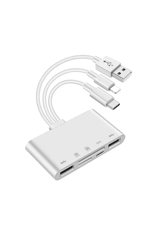 Usb 3.0 Type C Lightning To Sd Tf Otg Kart Okuyucu Çevirici