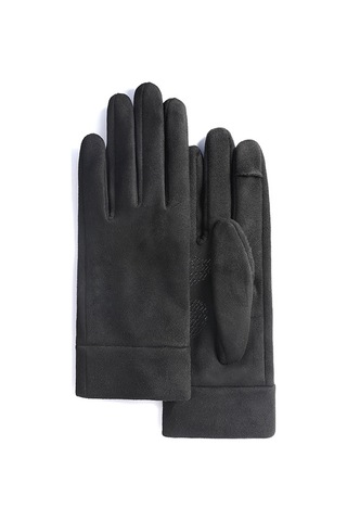 Esnek Sızdırmaz Parmaklara, Dokunmatik Ekran Uyumlu Parmak Uçlarına Ve Rüzgar Geçirmez Süet Eldivenlere Sahip Sıcak Kış Eldivenleri