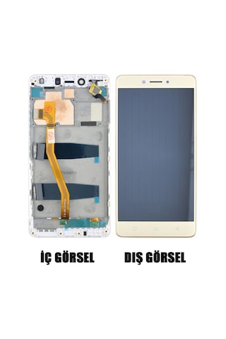 Teknonet Lenovo K6 Note Uyumlu Lcd+dokunmatik+çıtalı - Gold