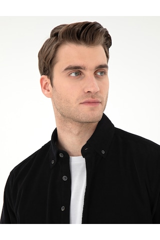 Pierre Cardin Erkek Siyah Gömlek Desenli 50292347-vr046 Siyah