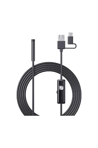 15 Metre Yumuşak Kablo Android Uyumlu 3in1 Endeskop Yılan Kamera 8mm Ledli
