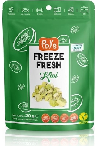 Pol S Freeze Fresh Dondurularak Kurutulmuş Kivi 20 G