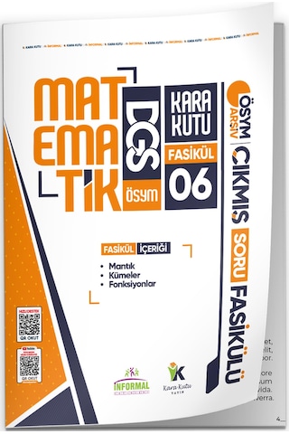 2026 DGS Matematik Kara Kutu 6.fasikül ÖSYM Çıkmış Soru Mantık-kümeler-fonksiyonlar Modüler Set