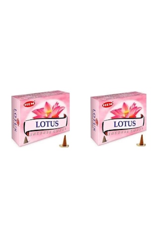 Hem Lotus 2 Paket Toplam 20 Adet Konik Tütsü Hem Lotus 2 Paket Toplam 20 Adet Konik Tütsü