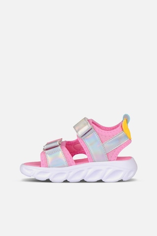 Vicco Hilda Işıklı Kız Bebek Pembe Sandalet Pembe