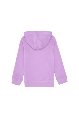 U.S. Polo Assn. Kız Çocuk Lila Kapüşonlu Fermuarlı Basic Sweatshirt 50316837-VR034