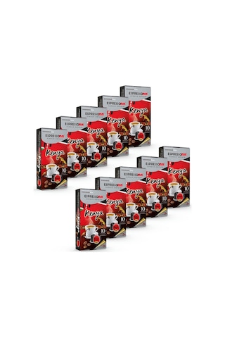 Espressomm® Single Origin Kenya Alüminyum Kapsül Kahve 100 Adet