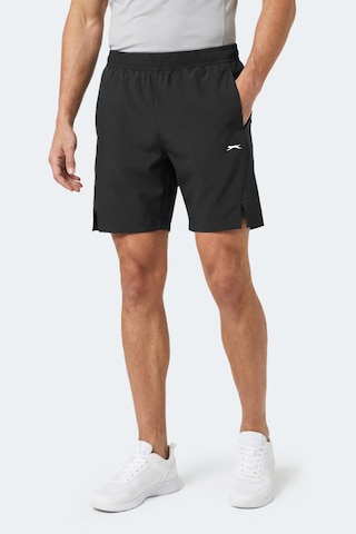 Slazenger Radıant Erkek Cepli Fıtness Siyah Şort Siyah