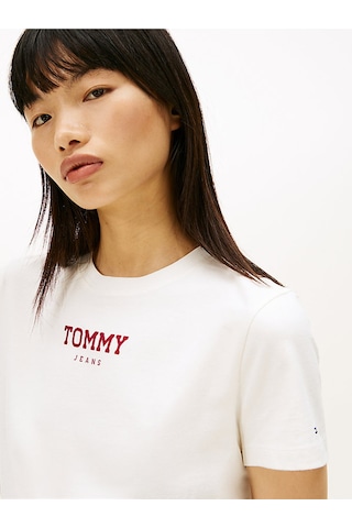 Tommy Hilfiger Tjw Regular Essential Logo T-shirt-12886 Beige
