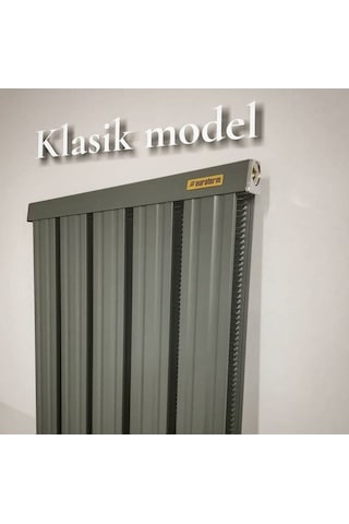 Alüminyum Panel Radyatör Klasik 1500 X 320 Ral 7016 Antrasit Gri