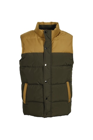 Erkek Slim Fit Haki Rüzgar Ve Su Itici Termo Iç Astarlı Nefes Alabilen Yelek Ncs Jeans 4514-Haki