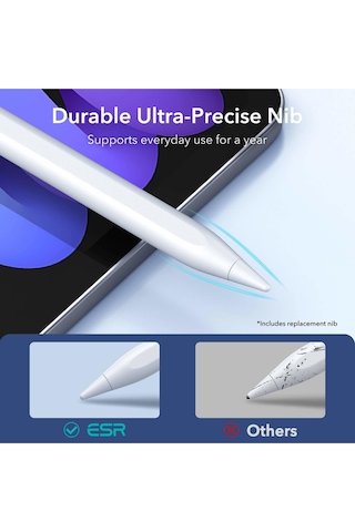 Apple İpad Uyumlu, Avuç İçi Reddetme, Eğme Hassasiyetli Dijital Kalem