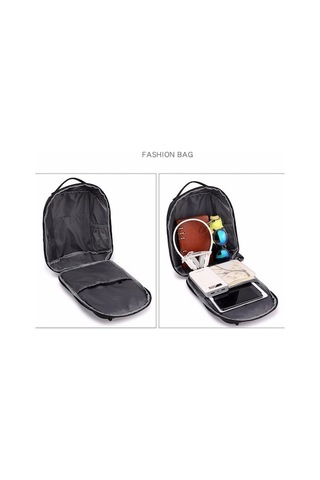 Maoyaya Kulaklık Hattı Deliği Oxford Taşınabilir Gri Tek Omuz Günlük Çantası, Usb Şarjlı Çok Fonksiyonlu Gri