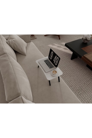 Base Portatif Katlanır Laptop Sehpası Beyaz