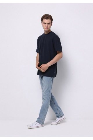 Colin's Colins Comfort Fit Yuvarlak Yaka Düz Erkek Lacivert Kısa Kol Tişört Cl1074129 Q1.v1 Nav Lacivert