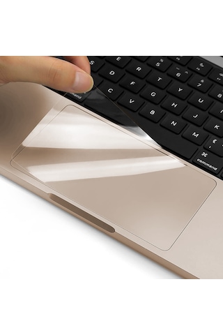 Novstrap Apple Uyumlu MacBook Air M3 2024 13.6 İnç A3113 İle Trackpad Koruyucu Film Karışık Çok Renkli