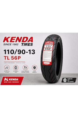 Kenda 110/90-13 Tl-56p Üretim 2007 Motorsiklet Dışlastik