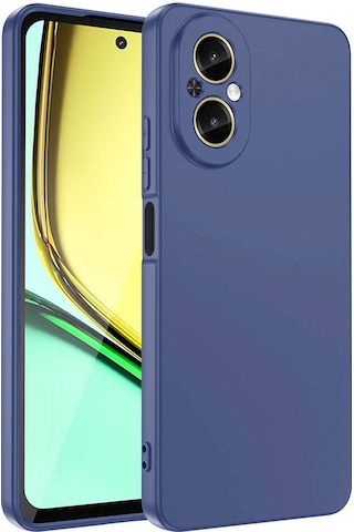 Realme 12 Lite Kılıf Zore Mara Lansman Kapak Lacivert