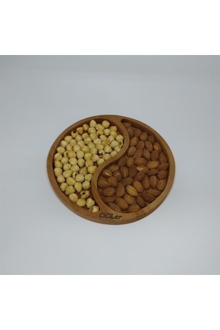 Yin Yang Ahşap Çerezlik Kahvaltılık