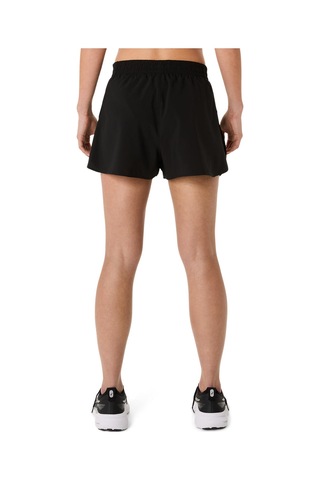 Asics Asıcs Core Splıt Short Kadın Black/pure Silver Şort 2012d182-001 Black/pure Silver