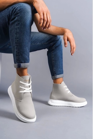 Slw204 Franca Bağcıklı Süet Erkek Spor Bot Bt Gri Gri